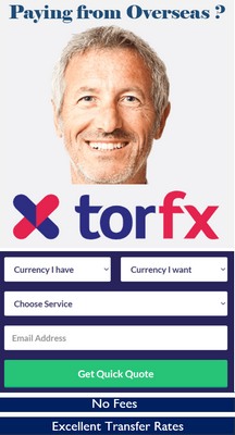 TorFX international transfers